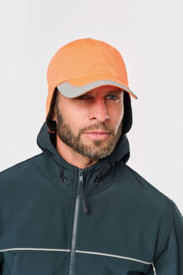 WKP122 NEON WINTER CAP - 6 PANELS