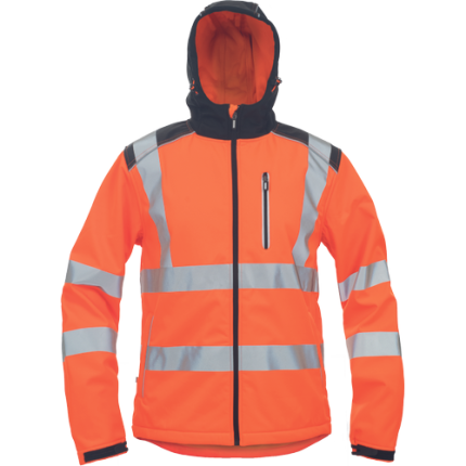 03010559 KNOXFIELD HVPS softshell jacket orange DSC 2946.tif