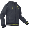 SHELDON hoodie anthracite/yellow