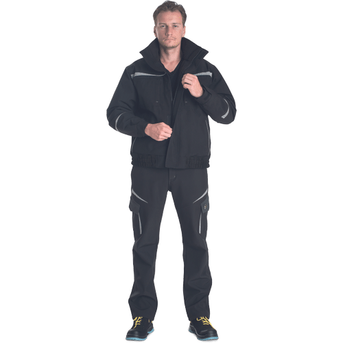 EMERTON STR winter pilot jacket black