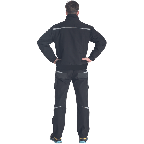 EMERTON STR winter pilot jacket black