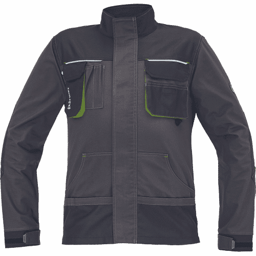 GREENDALE jacket anthracite/lime