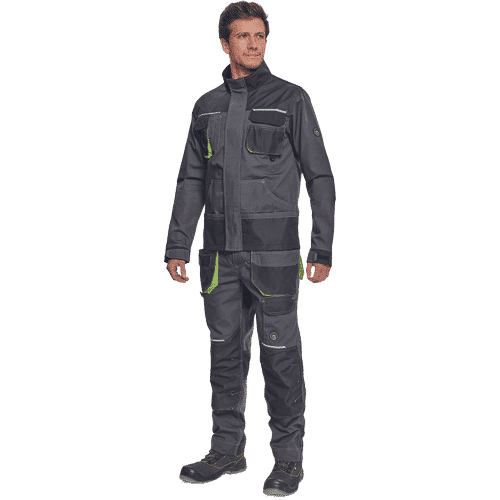 GREENDALE jacket anthracite/lime