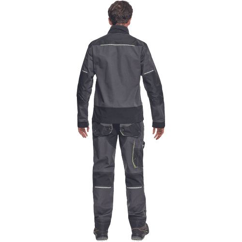 GREENDALE jacket anthracite/lime