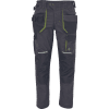 GREENDALE trousers anthracite/lime