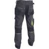 GREENDALE trousers anthracite/lime