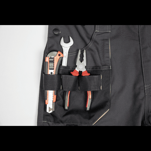 GREENDALE trousers anthracite/lime