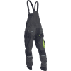 GREENDALE bibpants anthracite/lime