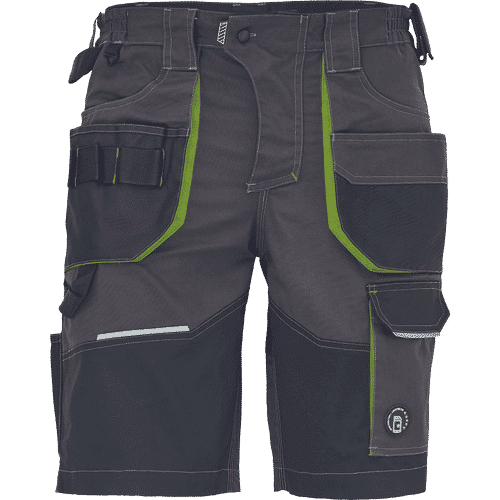 GREENDALE shorts anthracite/lime
