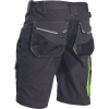 GREENDALE shorts anthracite/lime
