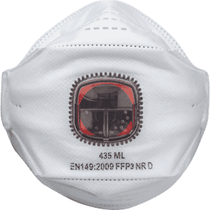 JSP SpringFit FFP3 435ML respir+valve
