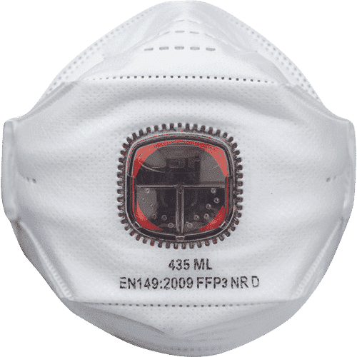 JSP SpringFit FFP3 435ML respir+valve
