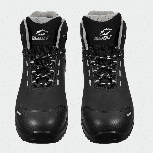 Hi work shoes with a toe cap DEFENDER HI S3S