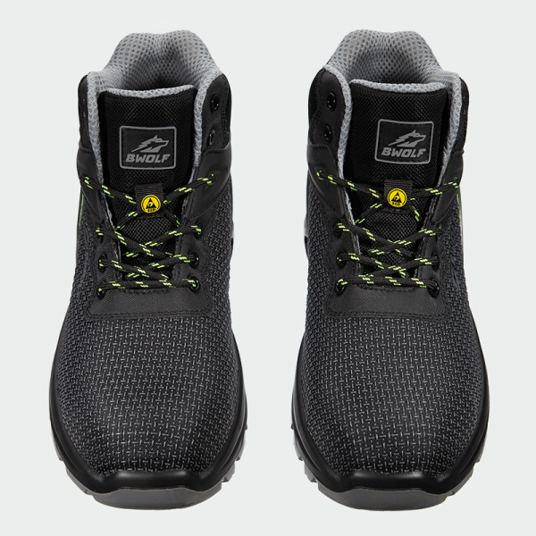 Hi work shoes with a toe cap SKYLER HI S3S
