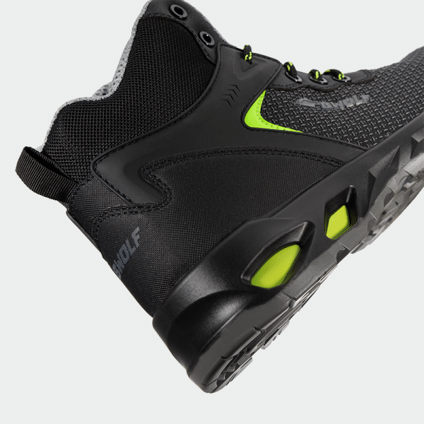 Hi work shoes with a toe cap SKYLER HI S3S