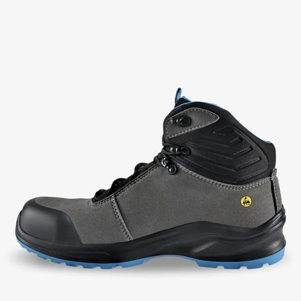 Hi work shoes with a toe cap MODULO MID S3S