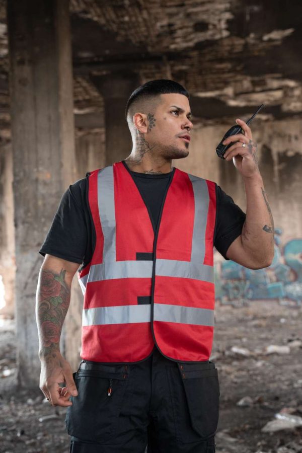 KXVR SAFETY / FUNCTIONAL VEST "HANNOVER" - FOUR REFLECTIVE STRIPES