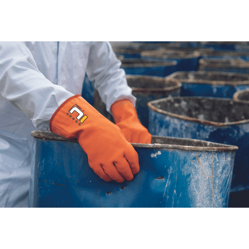 FLAMINGO gloves winter dipp. in PVC -