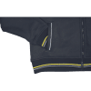 SHELDON hoodie anthracite/yellow