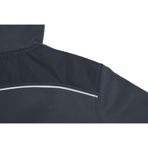 SHELDON hoodie anthracite/yellow