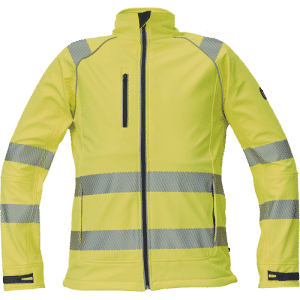 SHELDON HV softshell jacket yellow