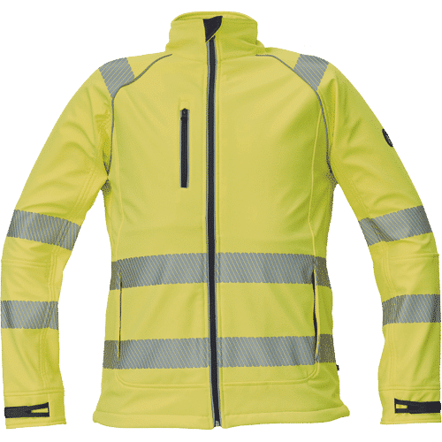 SHELDON HV softshell jacket yellow