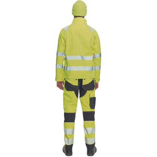 SHELDON HV softshell jacket yellow