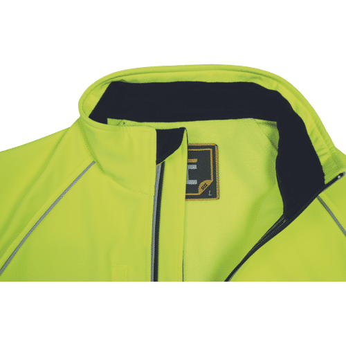SHELDON HV softshell jacket yellow