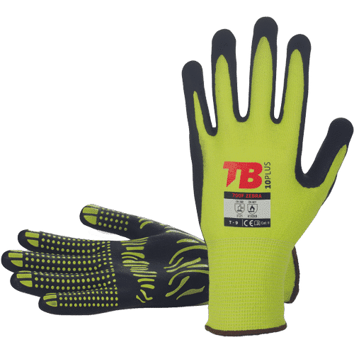 TB 700F ZEBRA gloves -