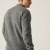RETRF673 SOLOMON ZIP-NECK KNITTED PULLOVER