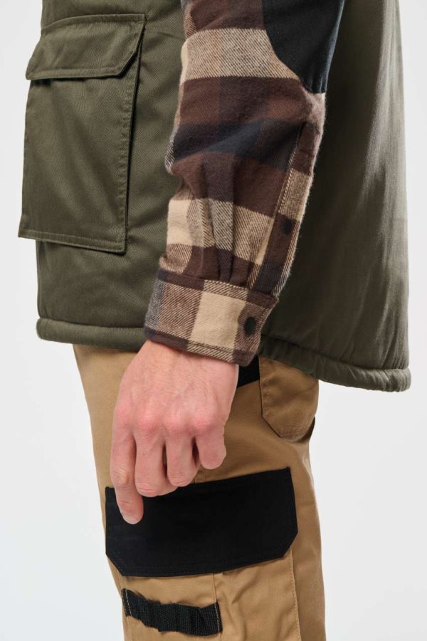 WK607 UNISEX PADDED MULTI-POCKET POLYCOTTON VEST