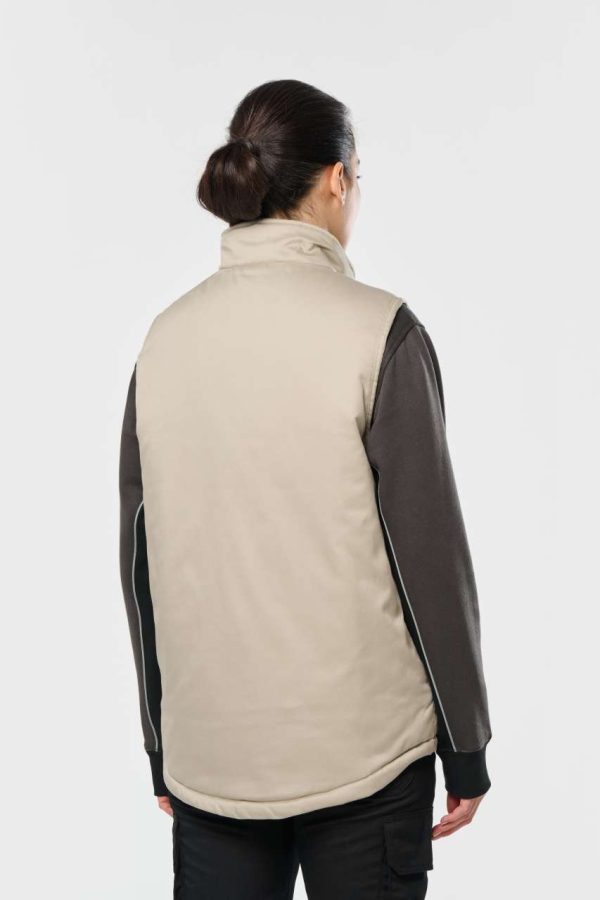WK607 UNISEX PADDED MULTI-POCKET POLYCOTTON VEST