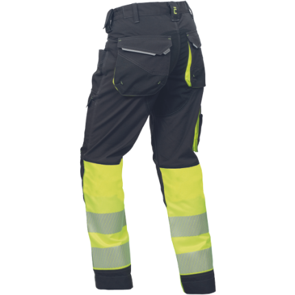 03520099 SHELDON CLASSIC HV anthracite yellow pants back DSC 3921.tif