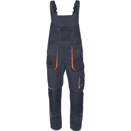03530059 EMERTON STRETCH bibpants grey orange 6695.tif