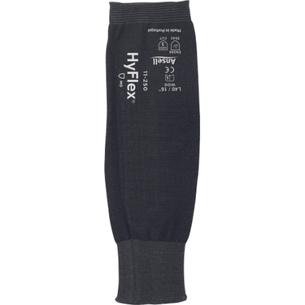 01180037 HyFlex 11 250 Sleeve Wide Black Product Front.tif