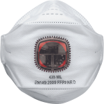 JSP SpringFit FFP3 435ML respir+valve